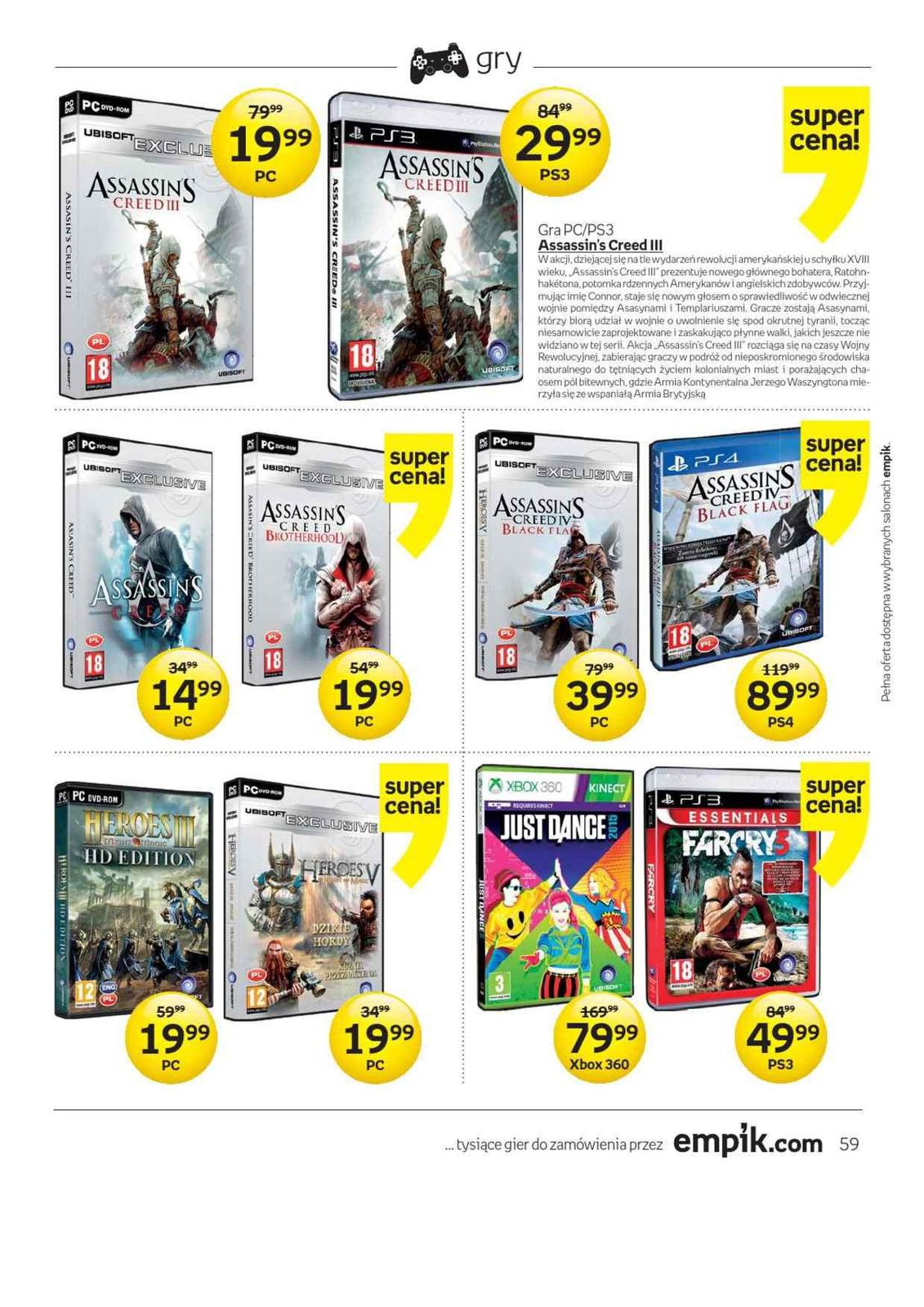 Gazetka promocyjna empik str. 59
