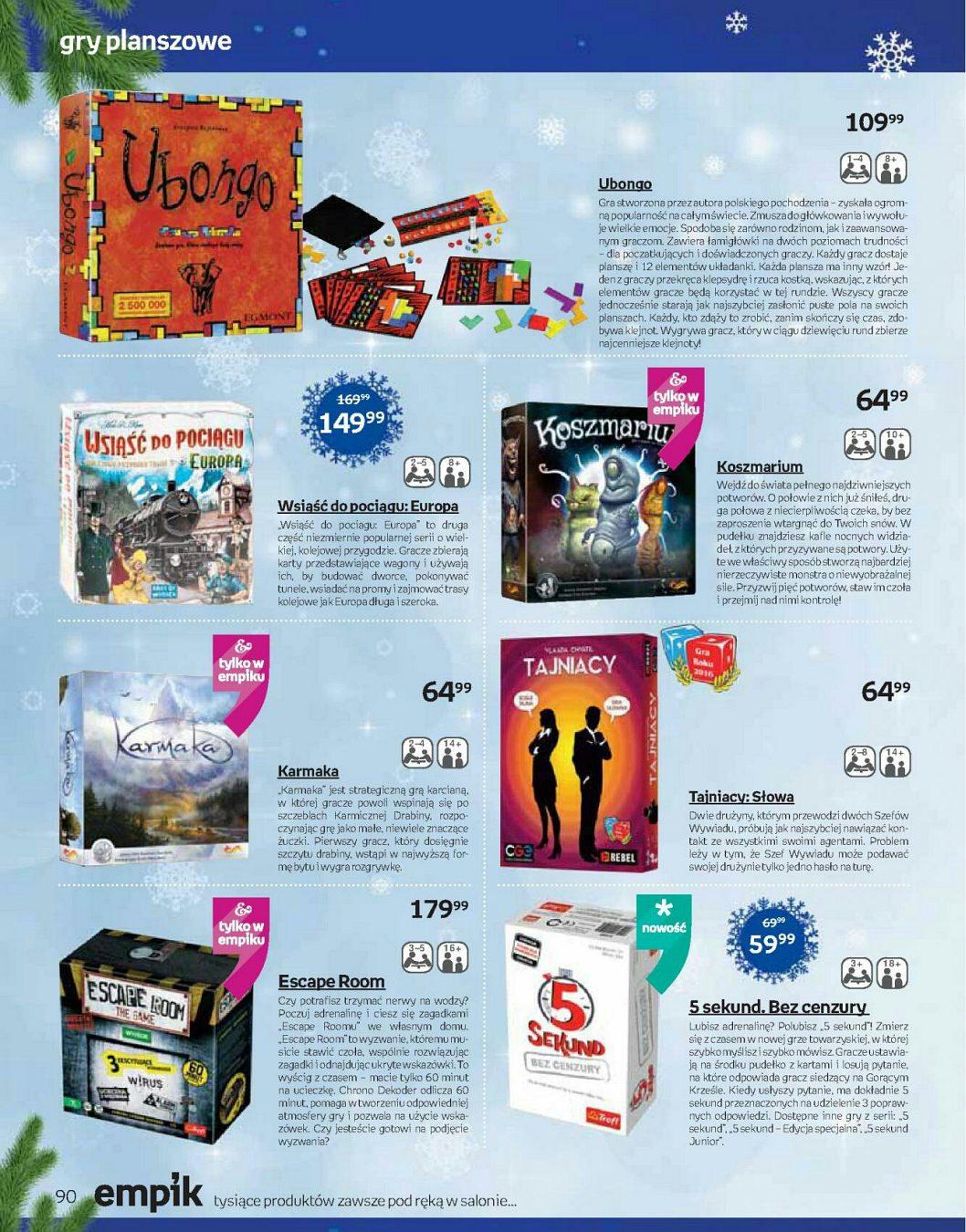 Gazetka promocyjna empik str. 90
