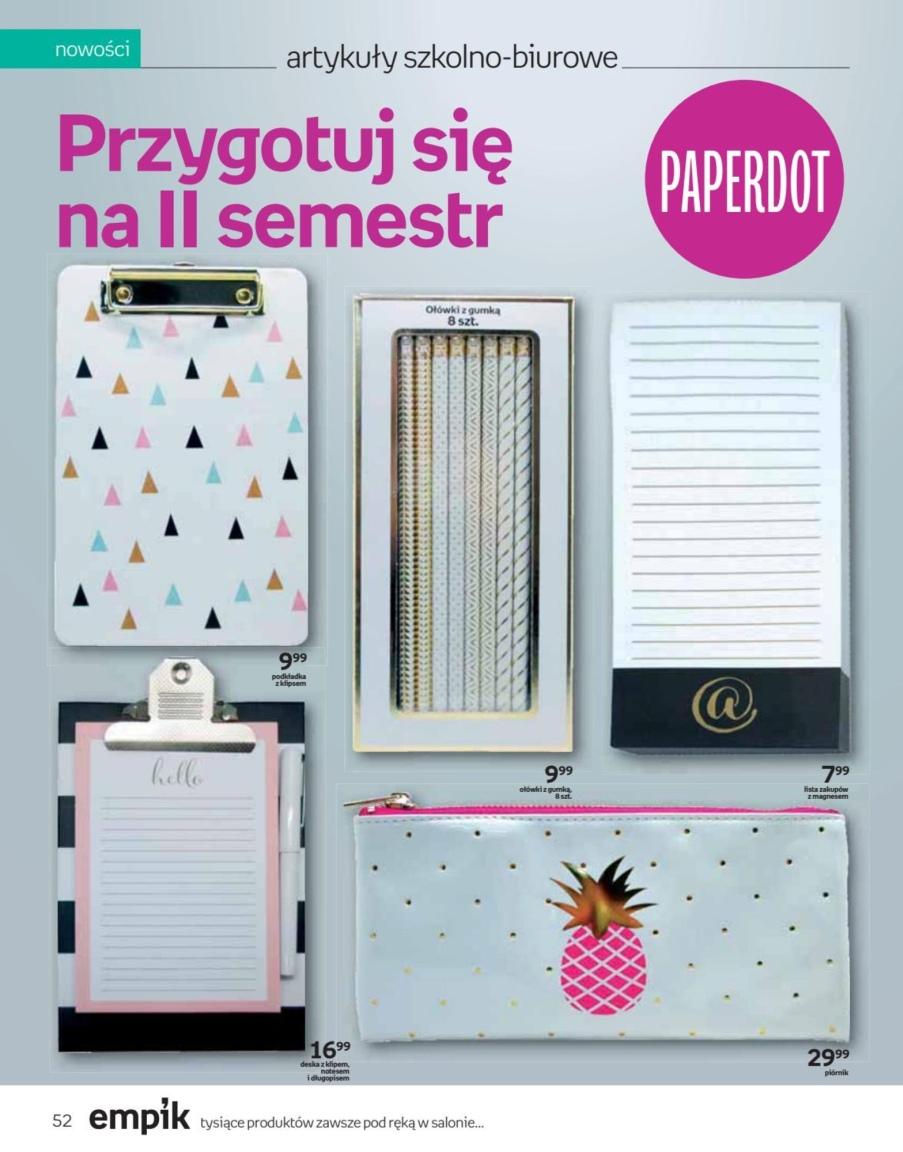 Gazetka promocyjna empik str. 52