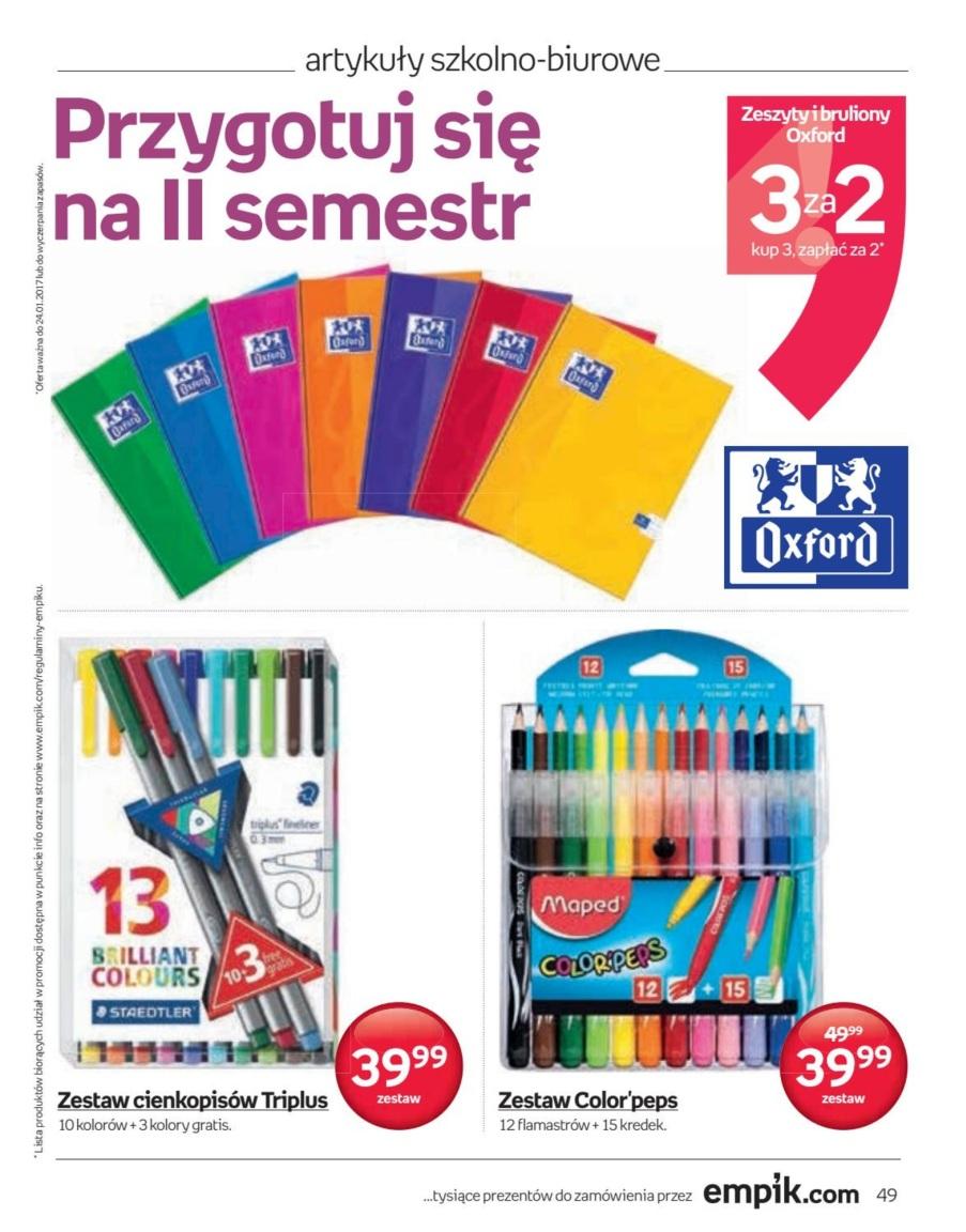 Gazetka promocyjna empik str. 49