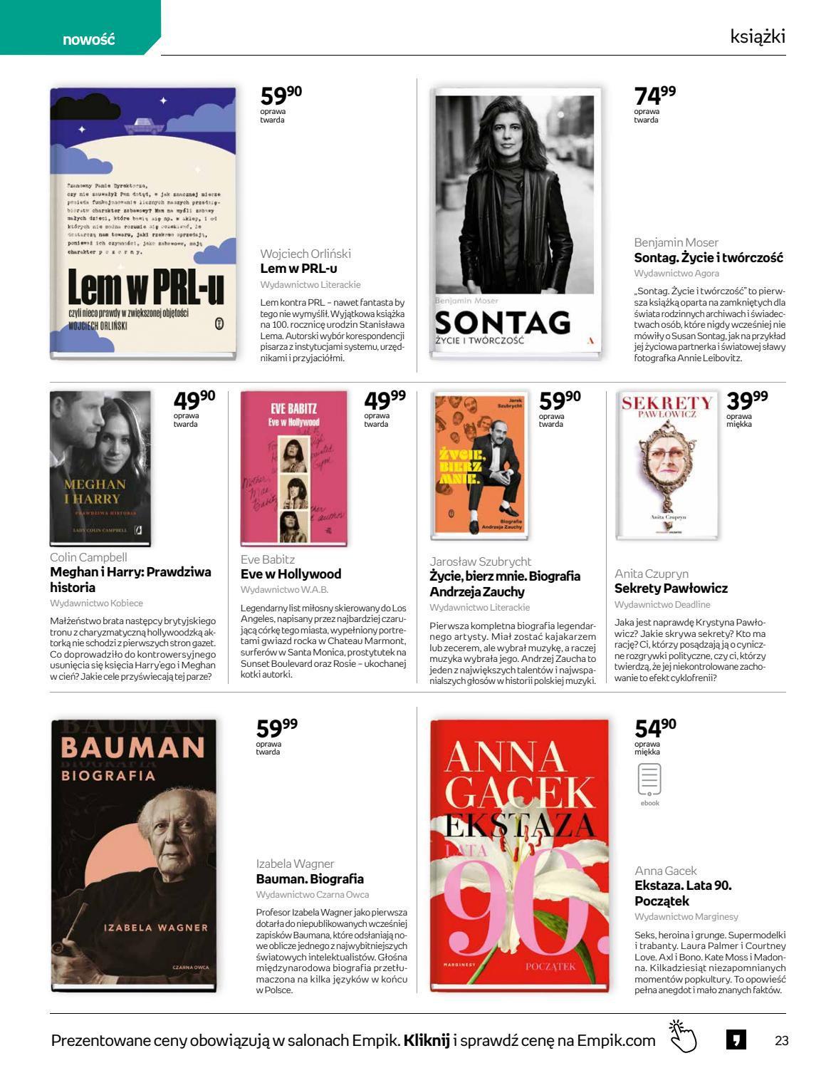 Gazetka promocyjna empik str. 23