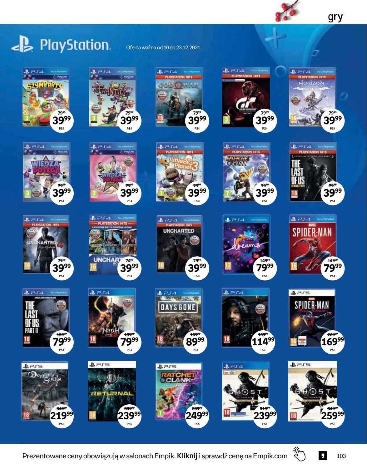 Gazetka promocyjna empik str. 105