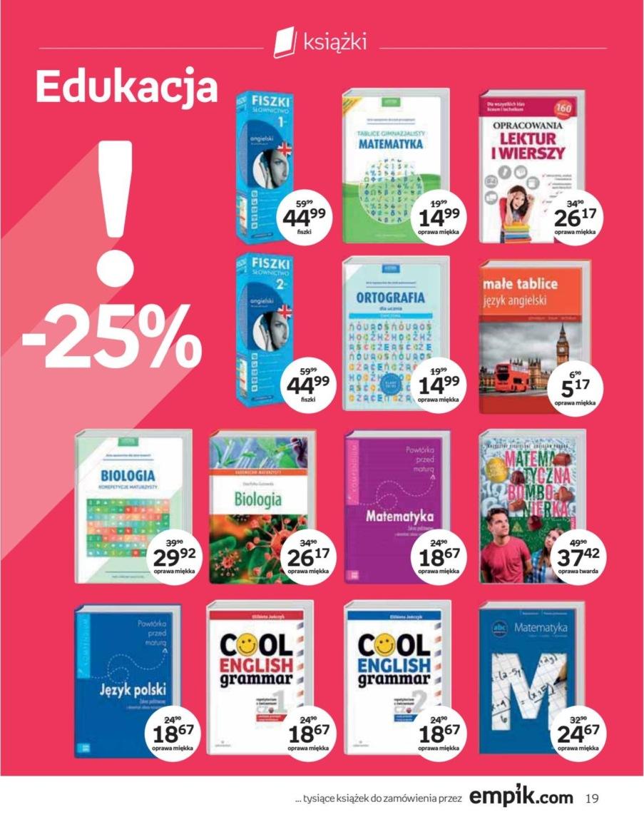 Gazetka promocyjna empik str. 19