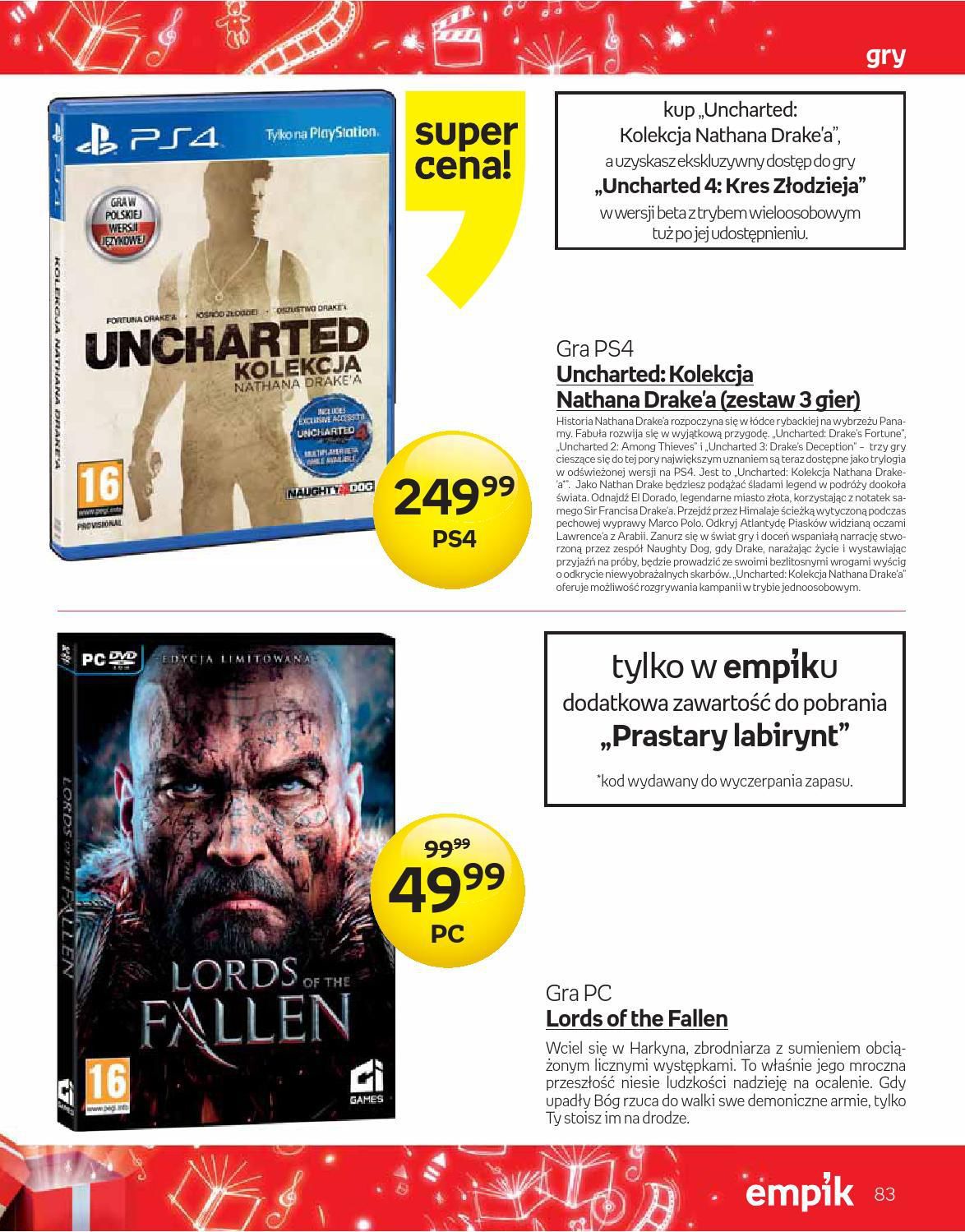 Gazetka promocyjna empik str. 83