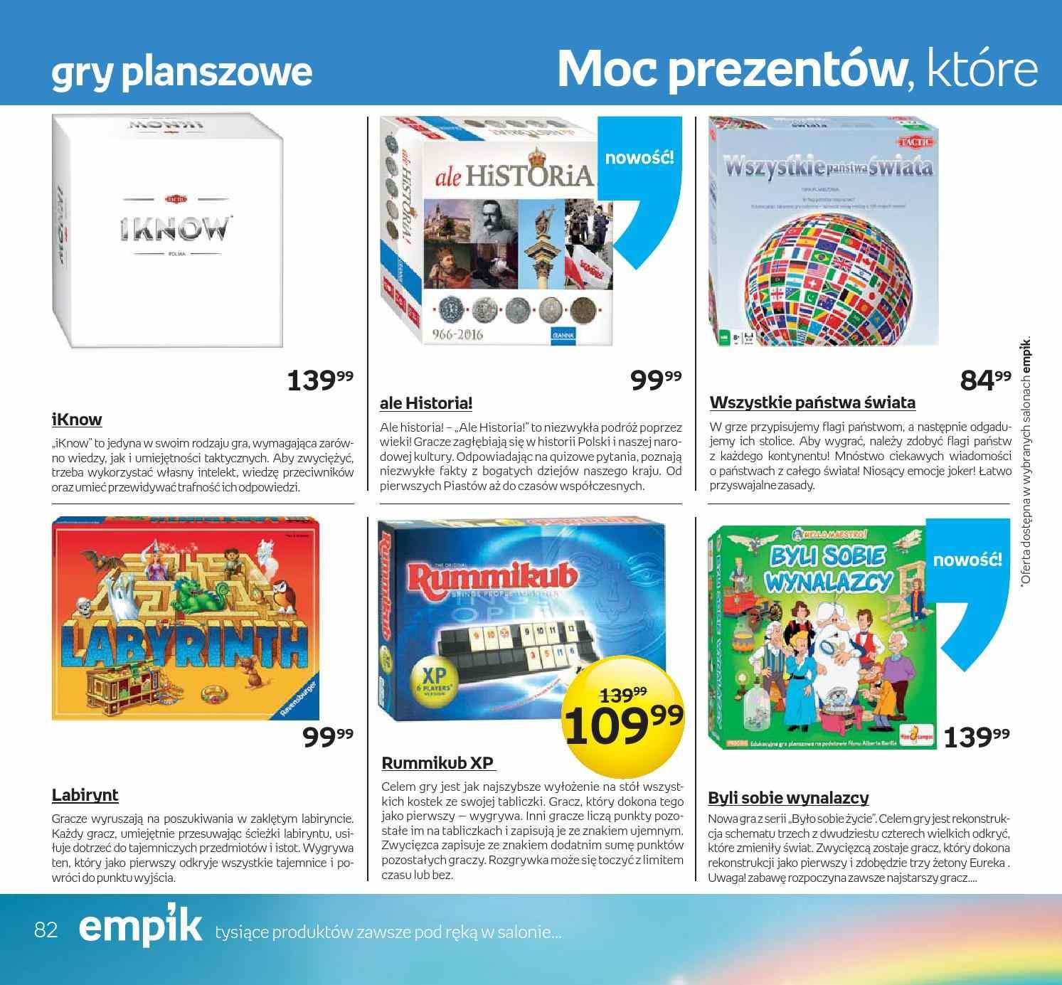 Gazetka promocyjna empik str. 82