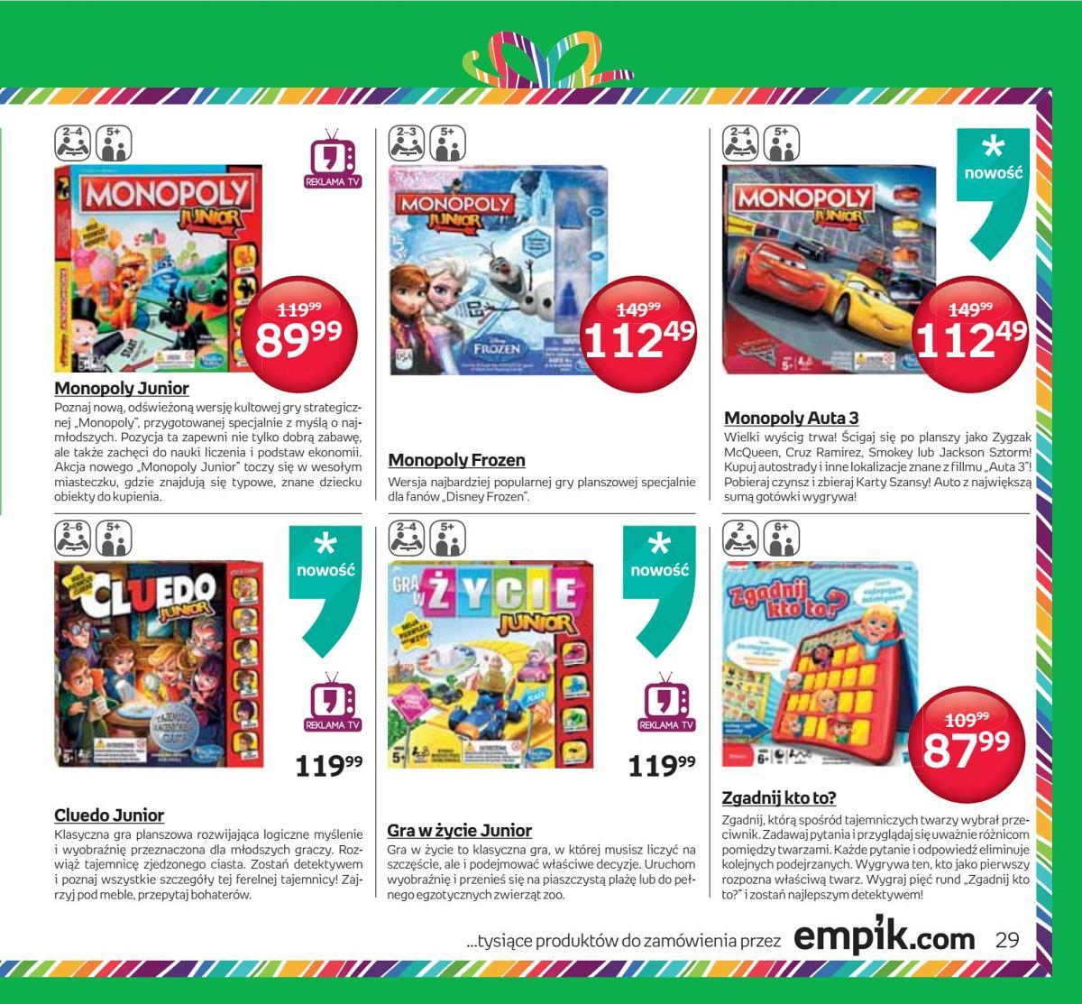 Gazetka promocyjna empik str. 29