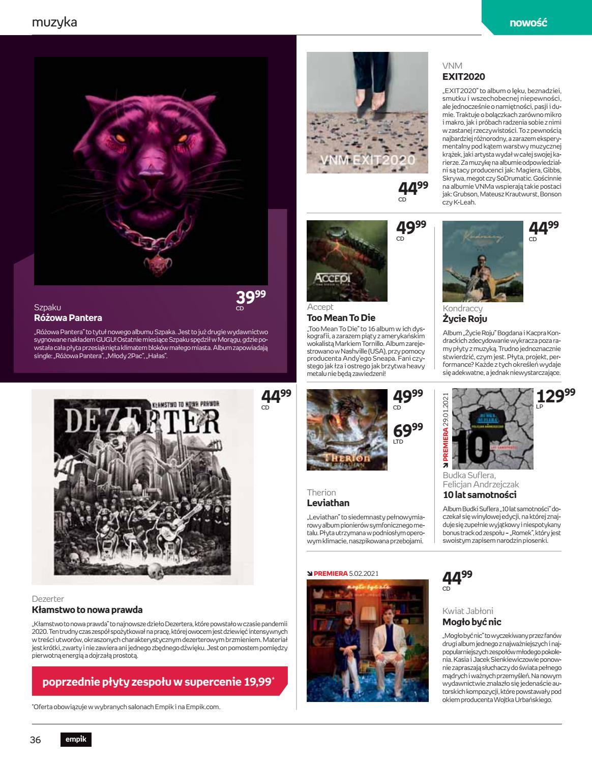 Gazetka promocyjna empik str. 36