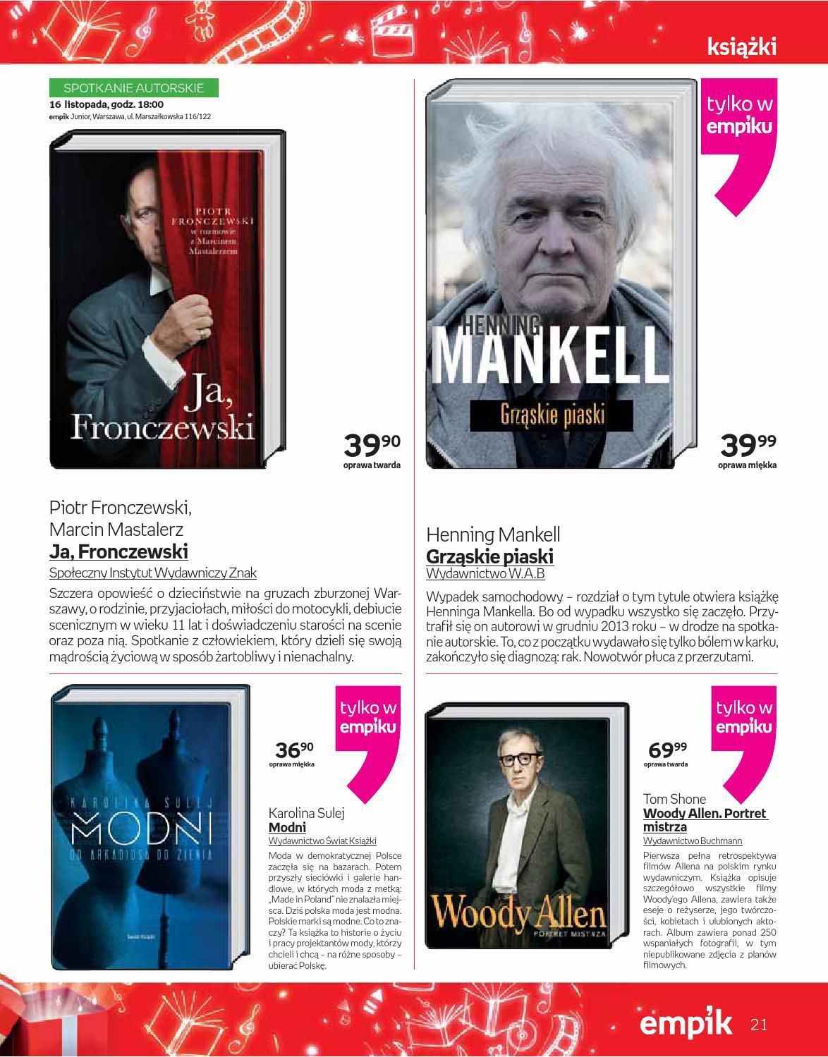Gazetka promocyjna empik str. 21