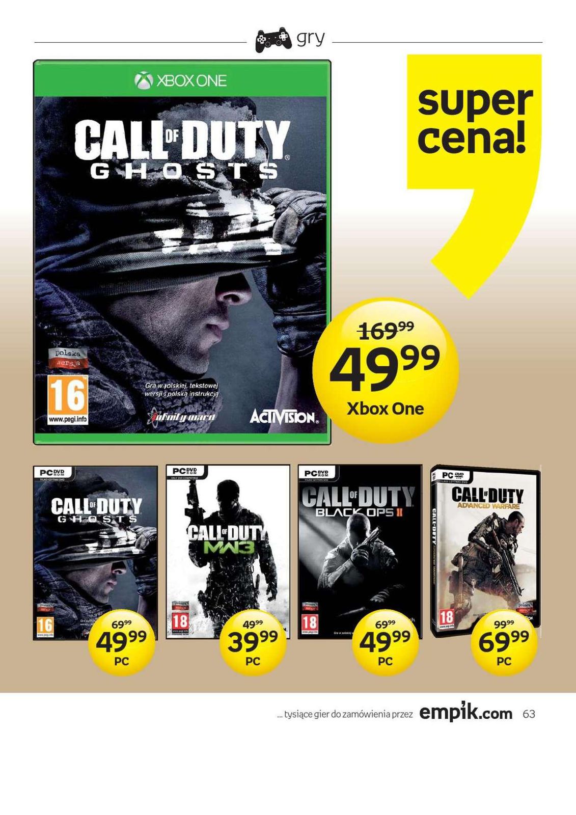 Gazetka promocyjna empik str. 63