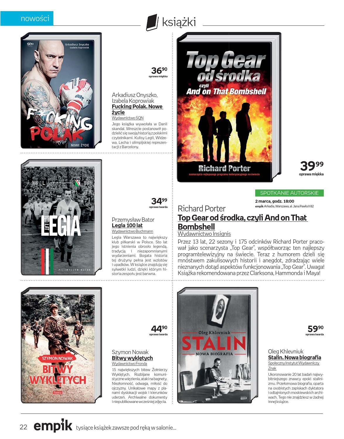 Gazetka promocyjna empik str. 22