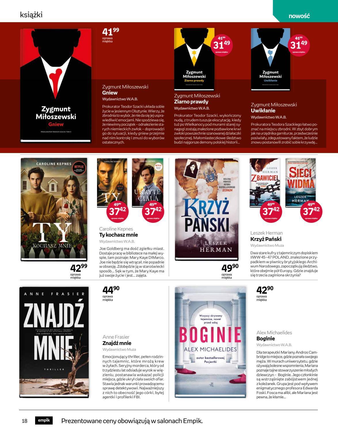Gazetka promocyjna empik str. 18