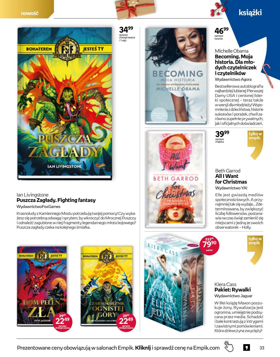 Gazetka promocyjna empik str. 33