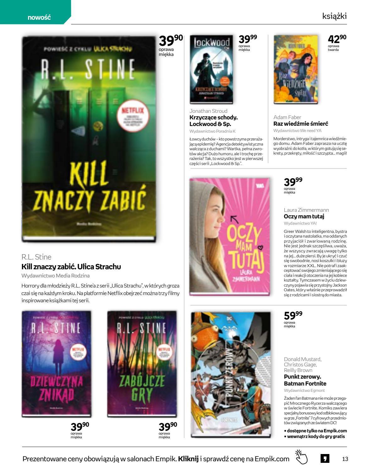 Gazetka promocyjna empik str. 13