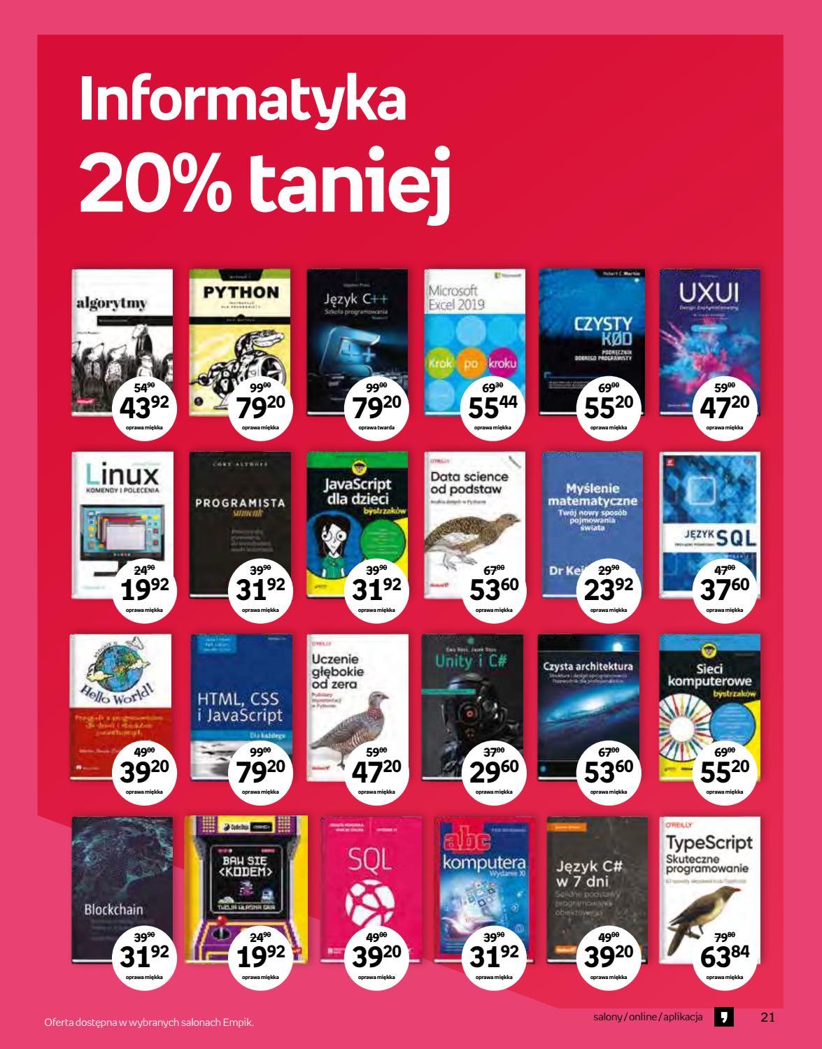 Gazetka promocyjna empik str. 21