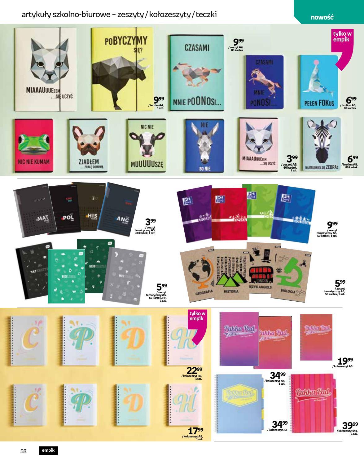 Gazetka promocyjna empik str. 58