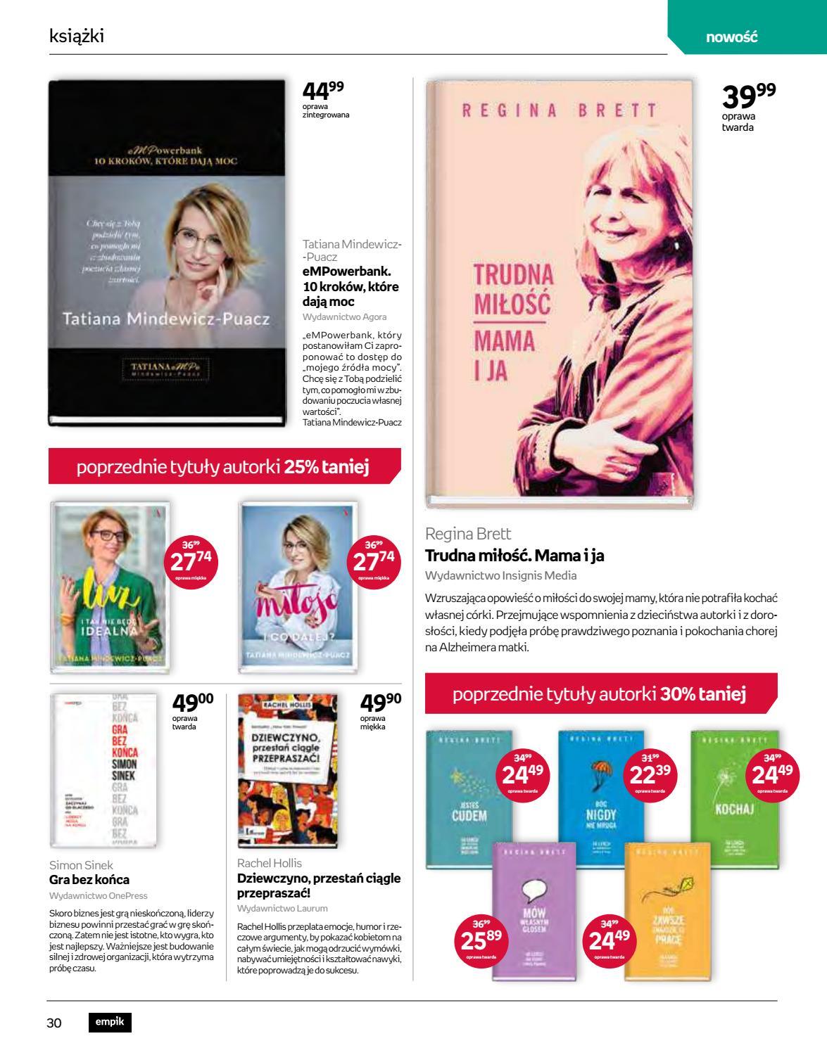 Gazetka promocyjna empik str. 30