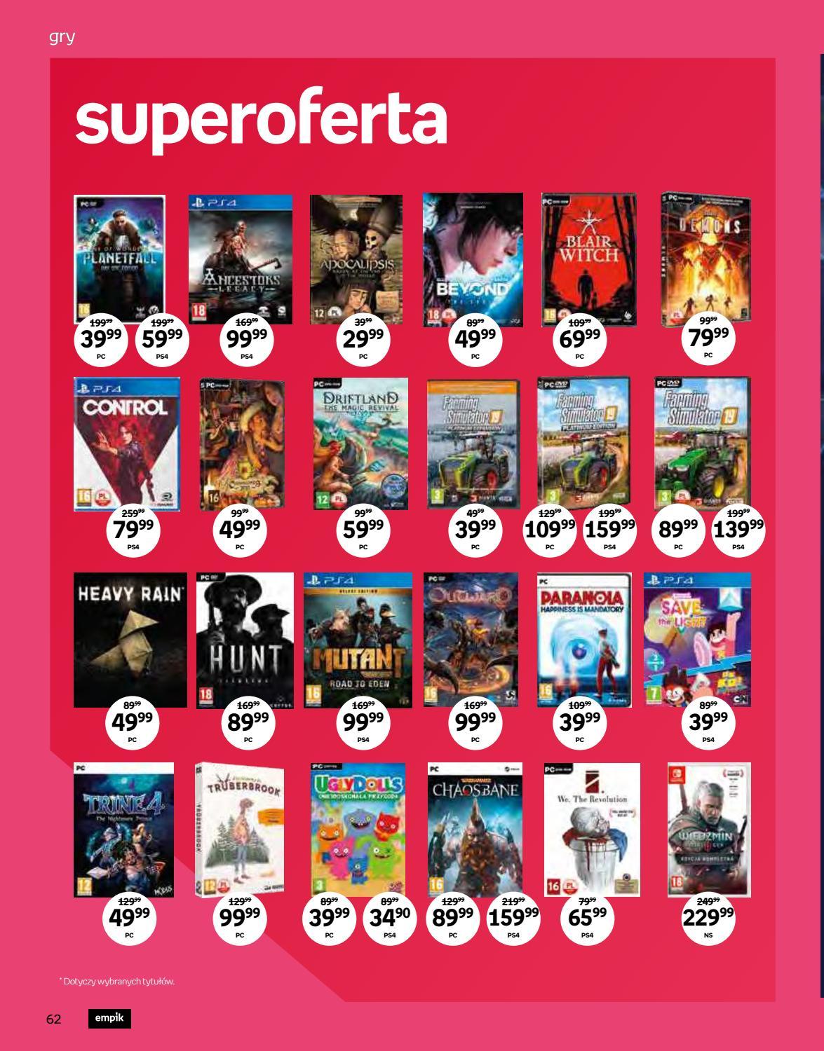 Gazetka promocyjna empik str. 62