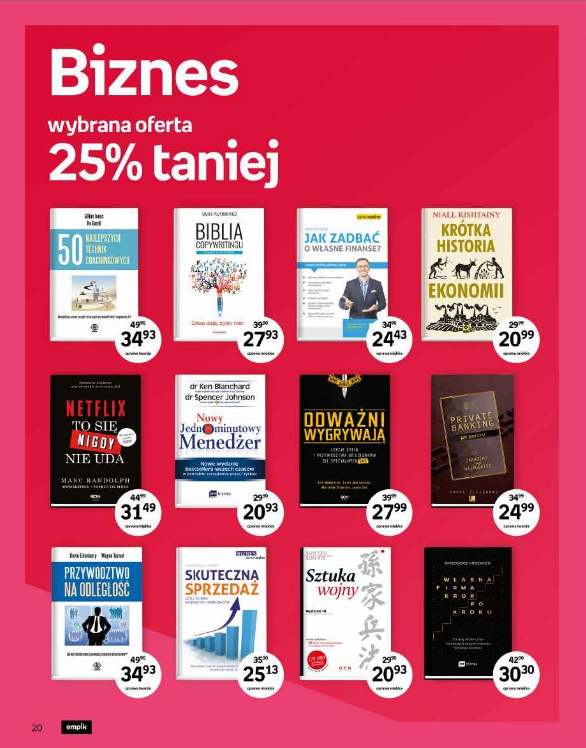 Gazetka promocyjna empik str. 20