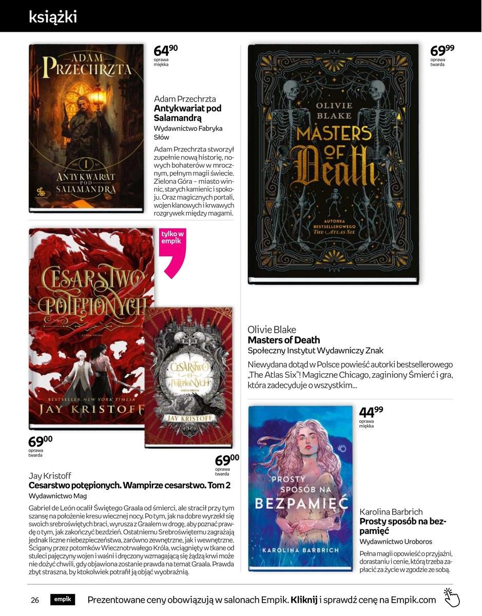 Gazetka promocyjna empik str. 26