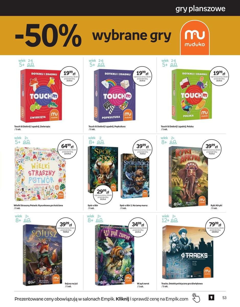 Gazetka promocyjna empik str. 52