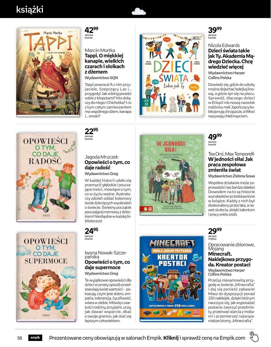 Gazetka promocyjna empik str. 58