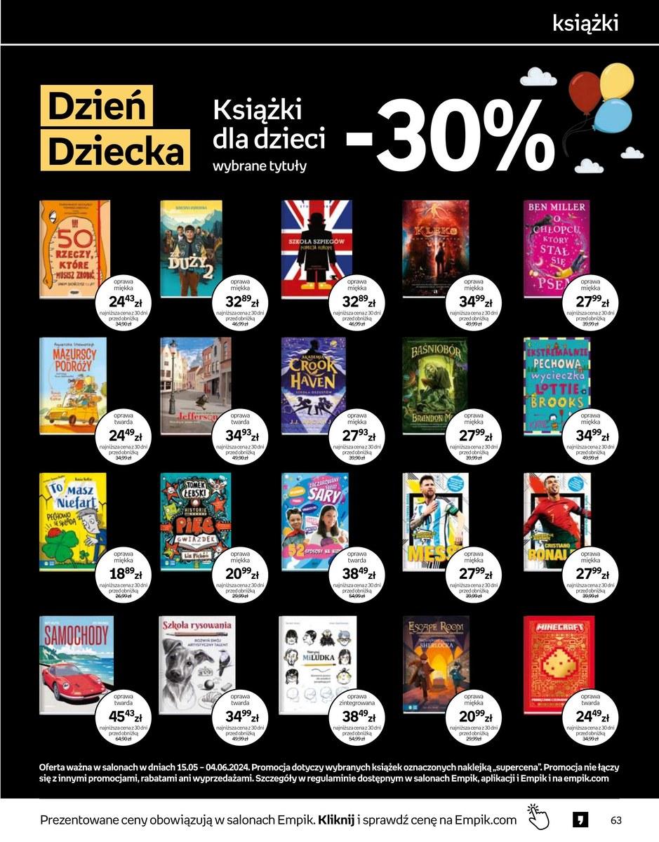 Gazetka promocyjna empik str. 63