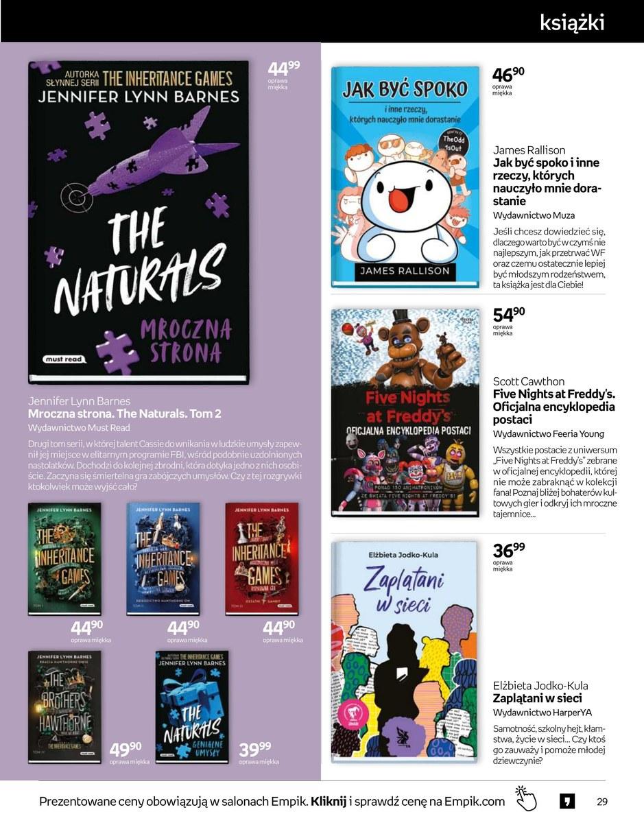 Gazetka promocyjna empik str. 29