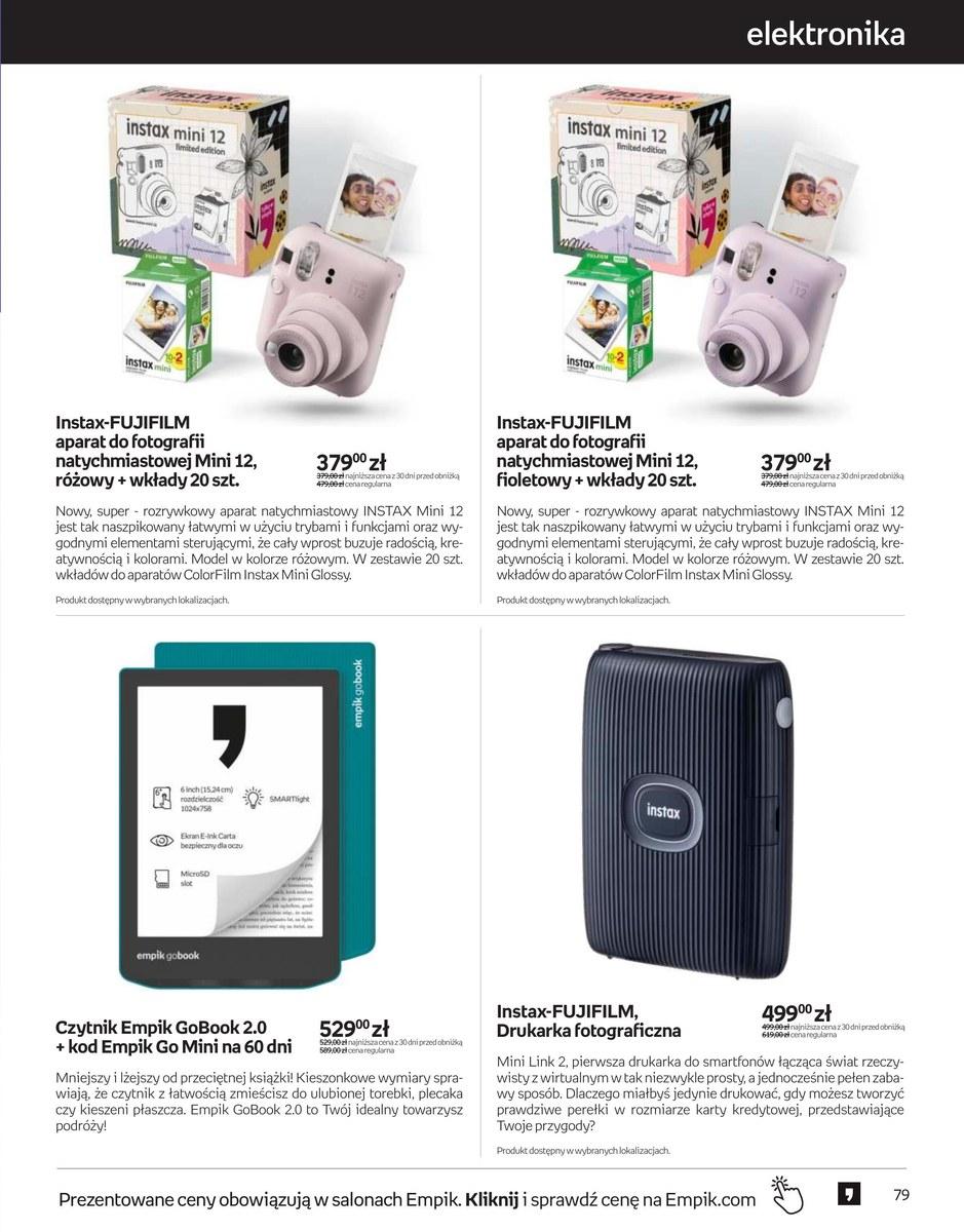 Gazetka promocyjna empik str. 79