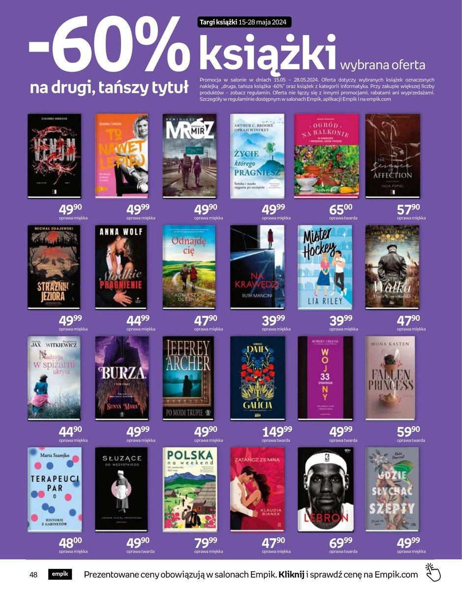 Gazetka promocyjna empik str. 48