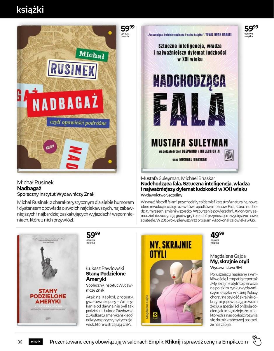 Gazetka promocyjna empik str. 36