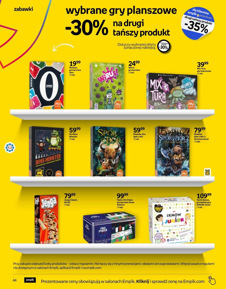 Gazetka promocyjna empik str. 44