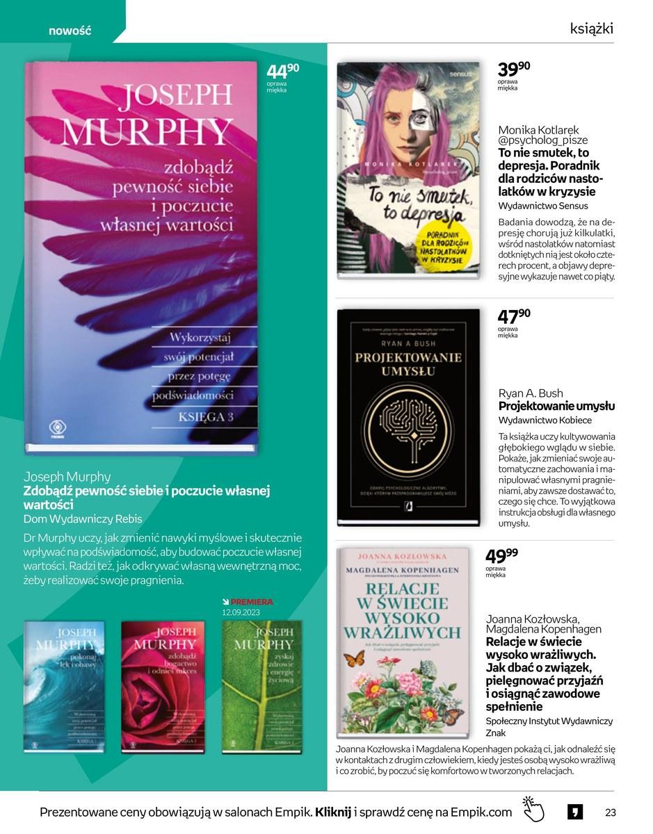 Gazetka promocyjna empik str. 23