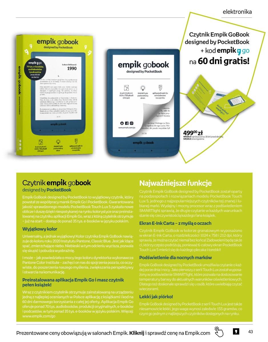 Gazetka promocyjna empik str. 43