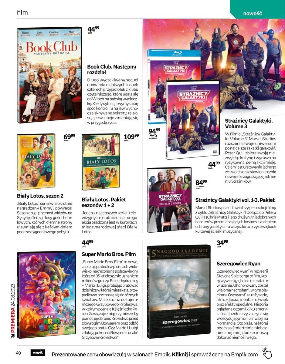 Gazetka promocyjna empik str. 40