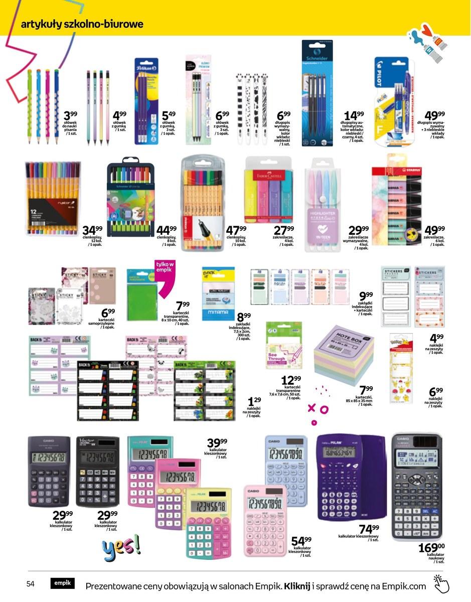 Gazetka promocyjna empik str. 54