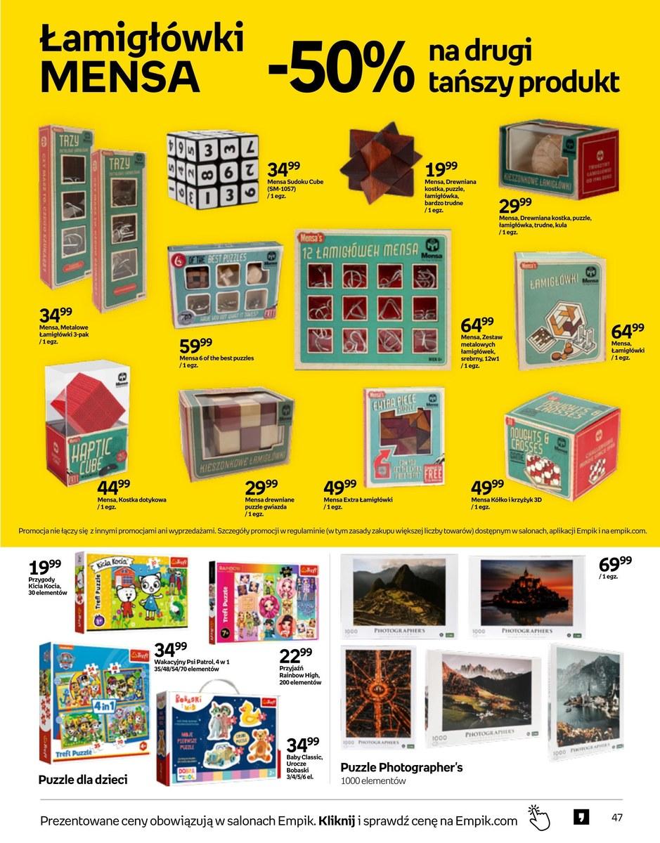 Gazetka promocyjna empik str. 47